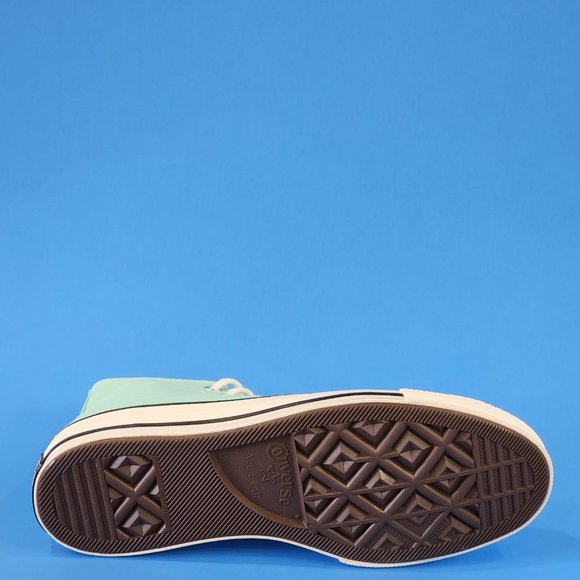 Converse Chuck 70 High Top Prism Green Canvas Unisex Sneakers A00748C NWT - Picture 4 of 6